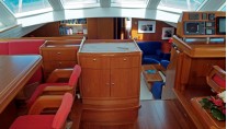 Sailing Yacht AVENTURA Deck Saloon - Image by Royal Denship Yachts